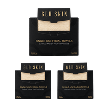 Single use facial towels