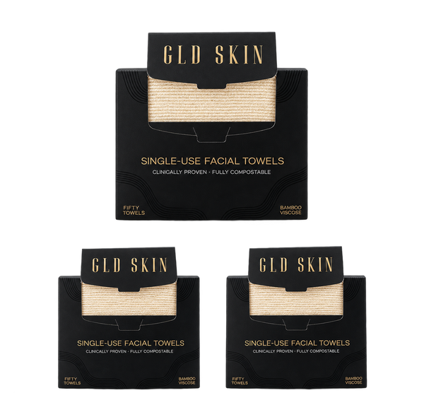 Single use facial towels