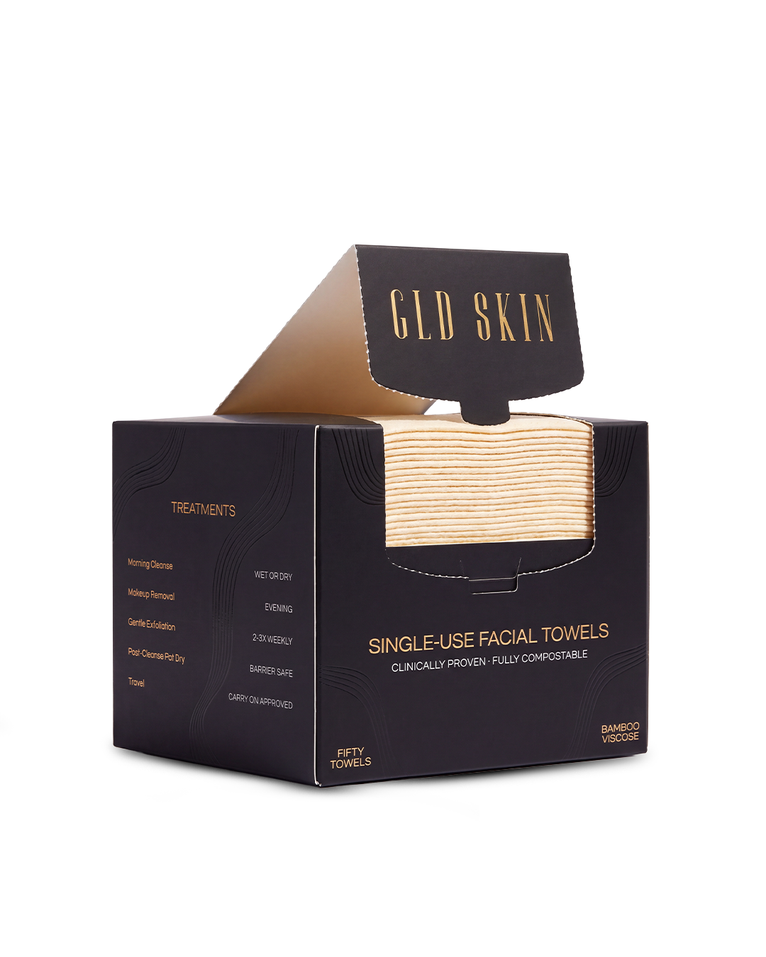 Single use face towels — Golden Bundle