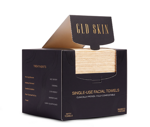Single use facial towels